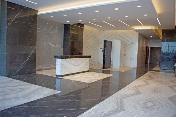 Reception area in P2750 in Al Raha Beach